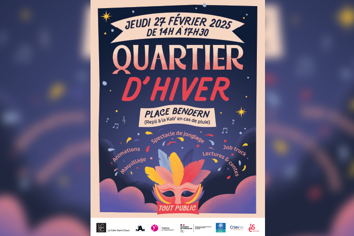 Affiche de l'événement "Quartier d'Hiver".