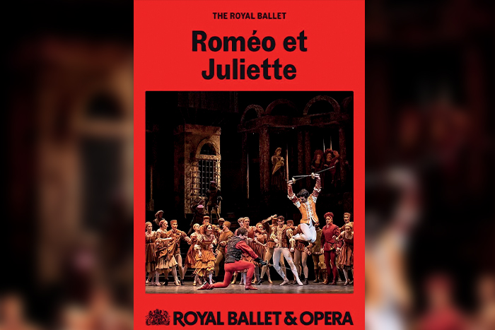 Affiche du ballet "Romeo et Juliette".