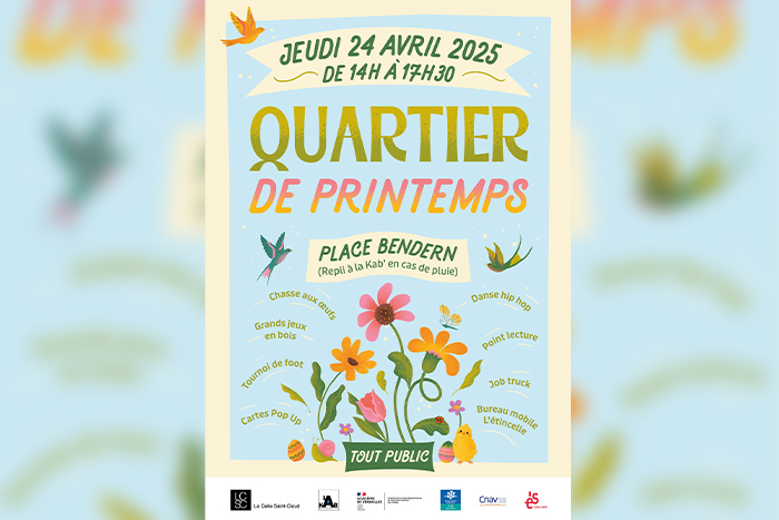 Affiche de l'événement "Quartier de printemps".