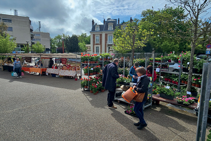 Marché de printemps.